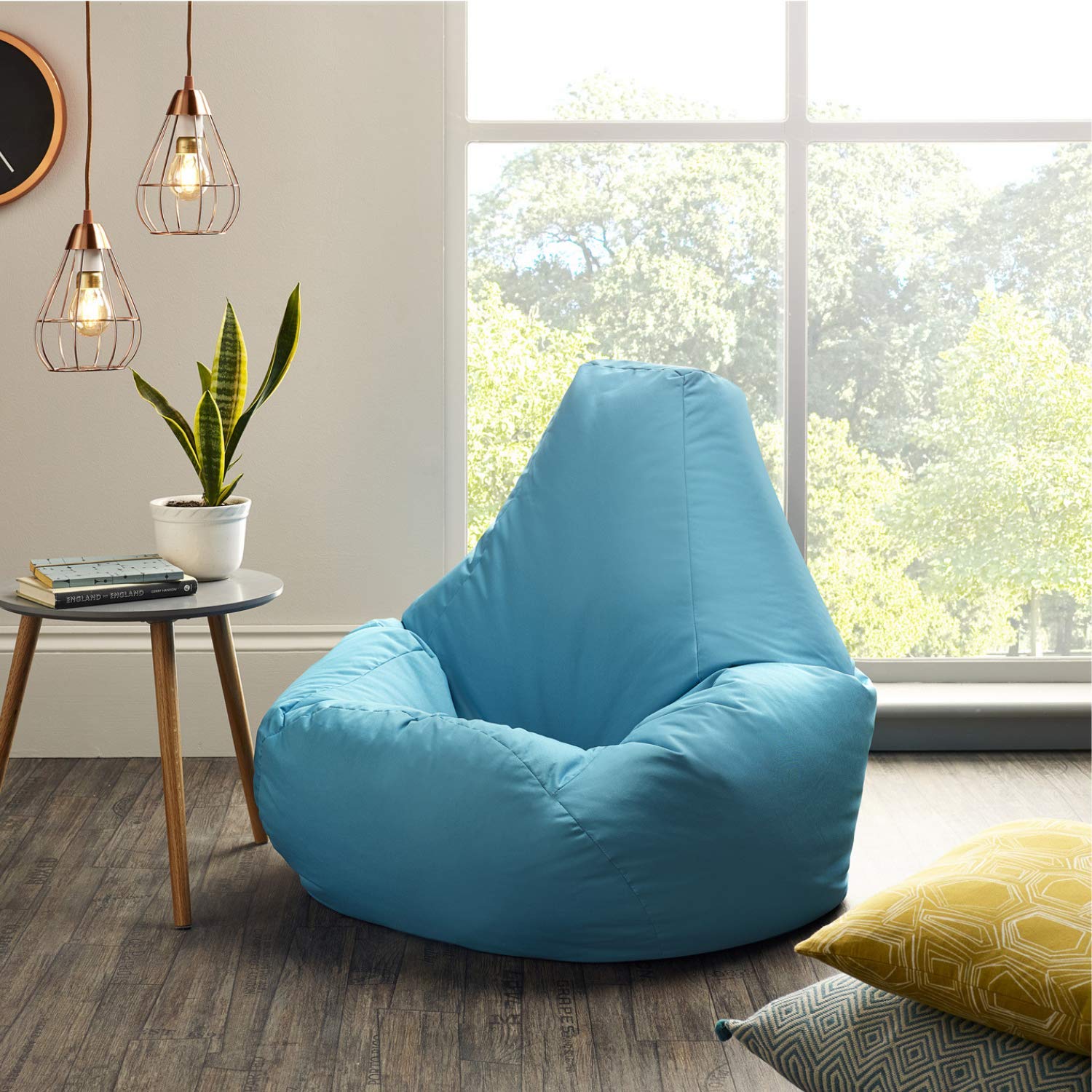 Adult Highback Beanbag Beautiful Beanbags Large Bean Bag Chair For Indoor And Outdoor Use Water Resistant Perfect Lounge Or Gaming Chair Home