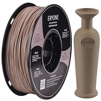 Amazon Com Eryone Wood Pla Filament 1 75mm For Fdm 3d Printer Pen 0 03mm 1kg Industrial Scientific