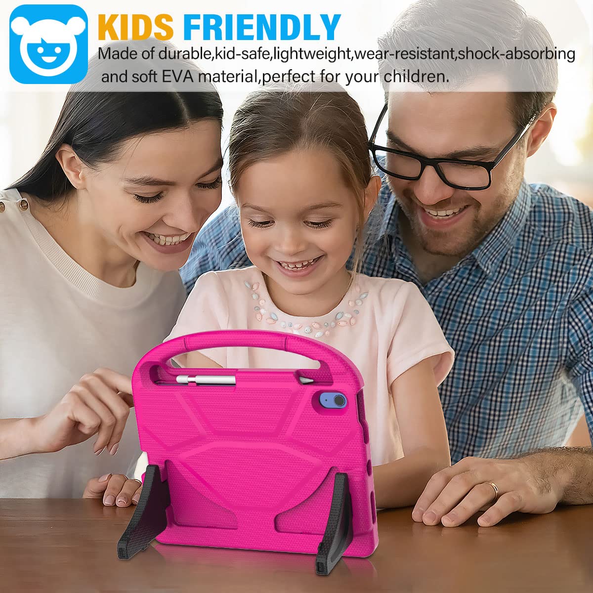 SUPLIK Kids Case for iPad A16 11-Inch 2025 (11th Gen) & iPad 10th Generation (10.9