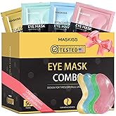 Maskiss Under Eye Patches(50 Pairs), 24K Gold, Caffeine, Hyaluronic Acid, Aloe Vera Eye Masks for Dark Circles Puffy Eyes Undereye Bags, Eye Skin Care Gift Set for Bachelorette Party Favors