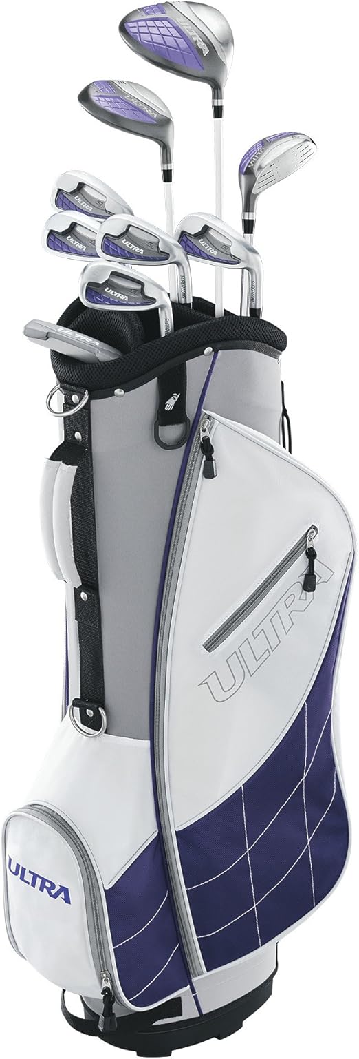 Wilson Golf Women's 2017 Ultra Package Set, Right Hand, White, Complete