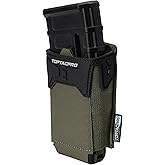 TOPTACPRO Tactical Triple Mag Pouch 5.56mm Magazine Holder for M4 M14 M16 AR15 AR10 G36 Magazine