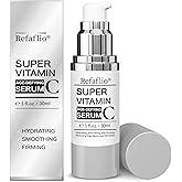 Super Vitamin C Serum for Women over 70, Wrinkle Cream for Face, Anti Aging Cream, Hydrates, Softens, Lifts and Firms Super Vitamin C Serum (30ml, Orange)