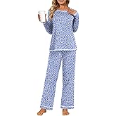 Netsmile Women's Pajama Sets 2 Piece Ladies Long Sleeve Pjs Fall Loungewear Soft Sleepwear with Pockets