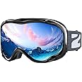 ZIONOR Lagopus B1 Ski Goggles OTG Anti fog Snow Goggles UV Protection Snowboard Goggles for Men Women Adult Youth