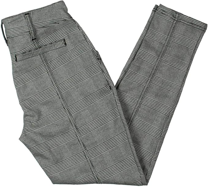 free people plaid skinny pants