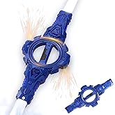 Rechargeable Spark Sword, Double-Edged Spinning Sword with FX Sound & Multi-Color LED, Retractable Spark Sword, 38.19 Inch