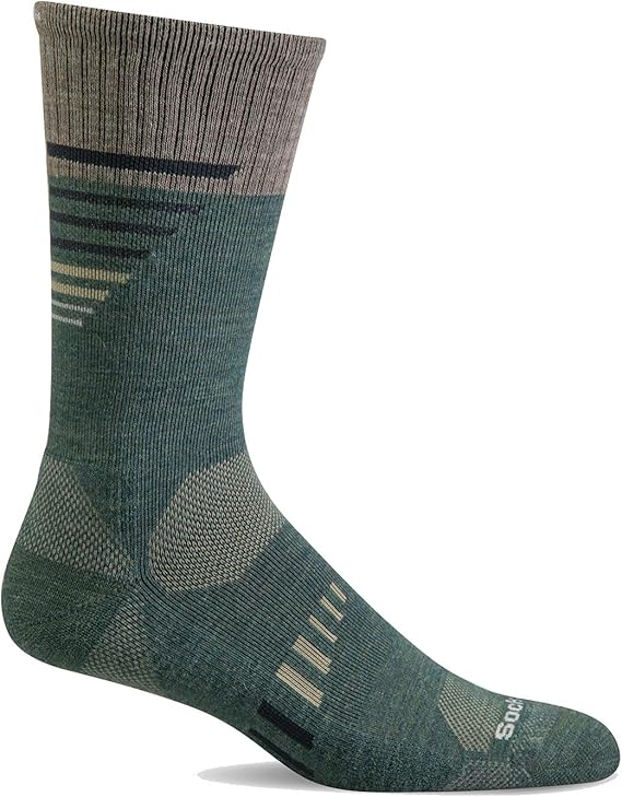 Sockwell Men's Ascend II Crew Moderate Compression Sock Amazon.co.uk Clothing