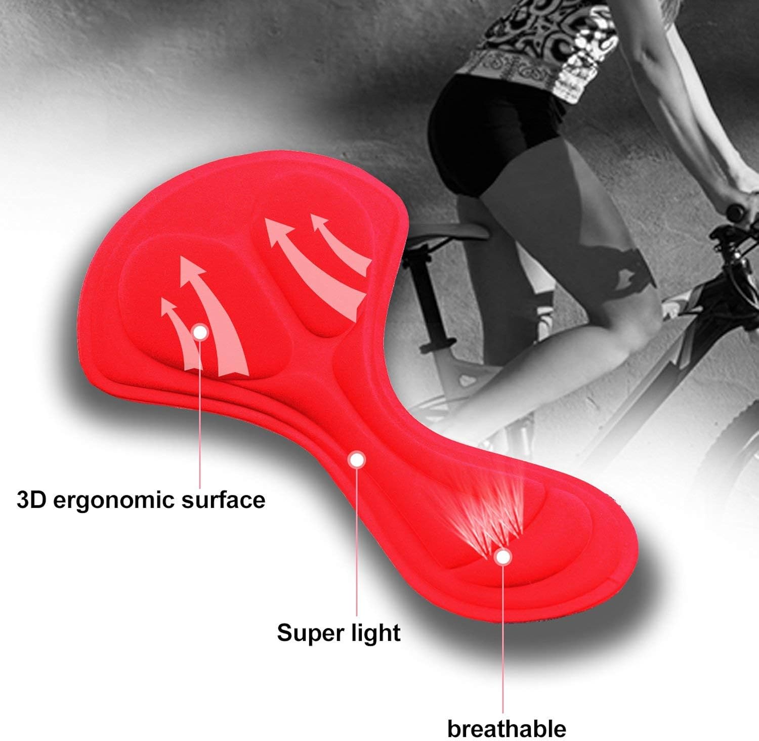 BALEAF Women's Cycling Underwear Padded Bike Shorts Biking Bicycle Mountain Bike: Clothing