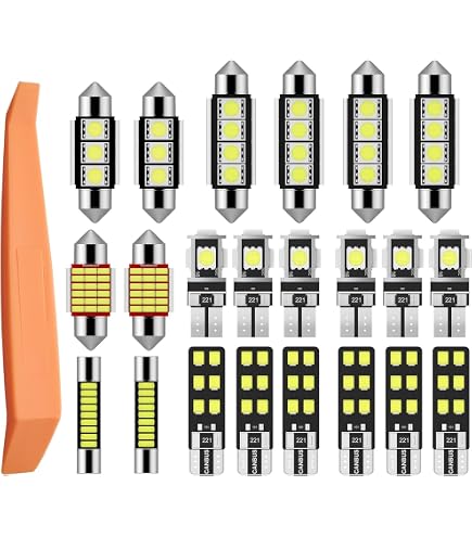 Winetis 2-Pack RGB 1156 LED Dome Bulbs - Interior Sleeper Cab Light For Freightliner Cascadia - 12V, 6000K