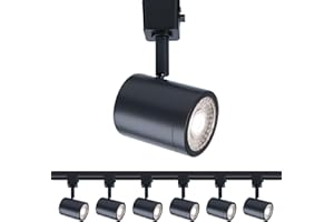 WAC Lighting, Charge LED 10W Line Voltage Track Head 3000K in Black for H Track (Pack of 6)