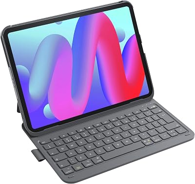 Inateck Keyboard Case for iPad 11 inch Pro Air 11 Gen with Pen Holder Grey