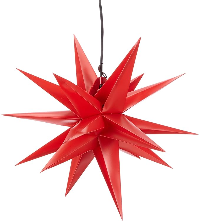 HGD ASC7951 Kunststoff-Außenstern, rot