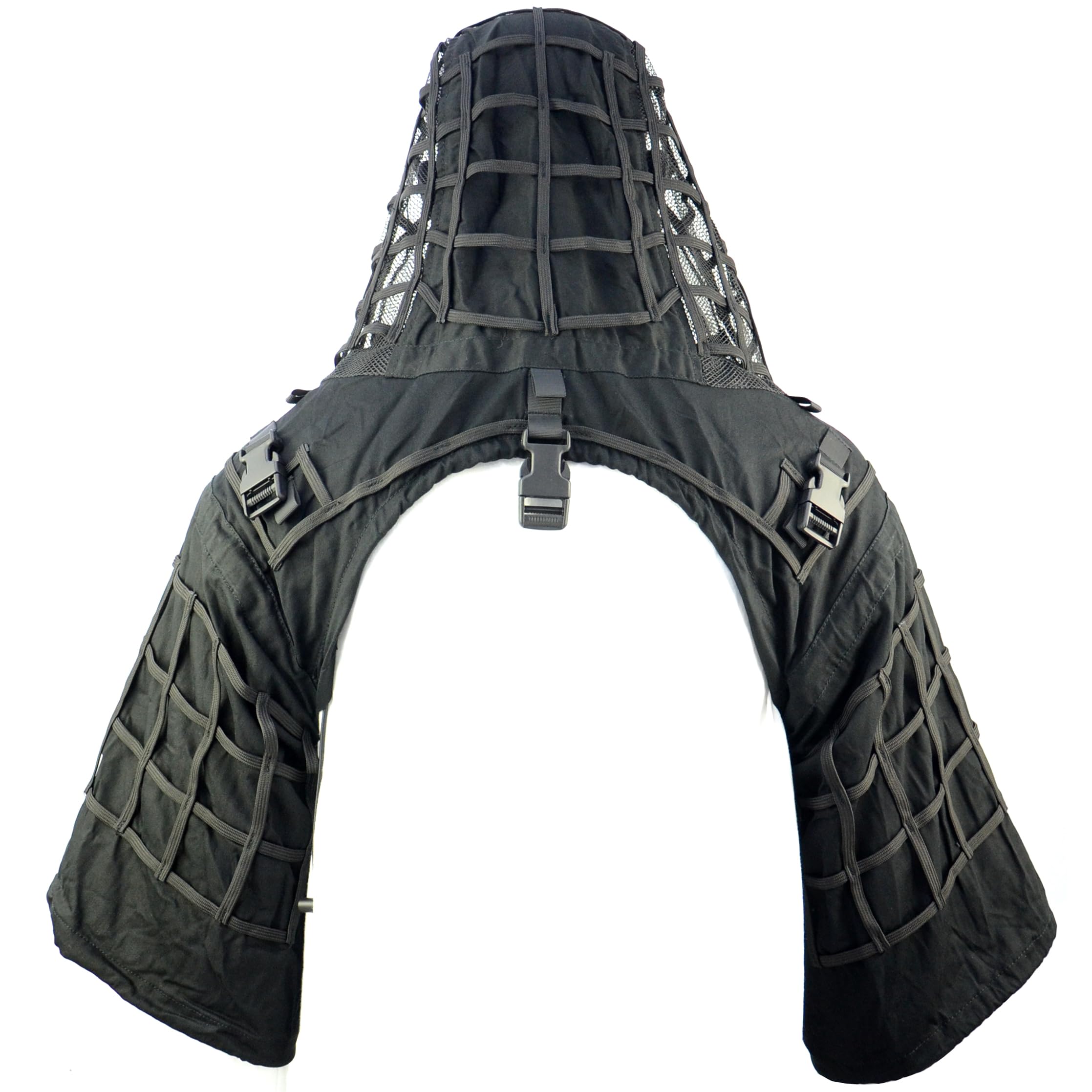Photo 1 of LytHarvest Ghillie Suit Foundation, Tactical Sniper Coats/Viper Hoods (Black)