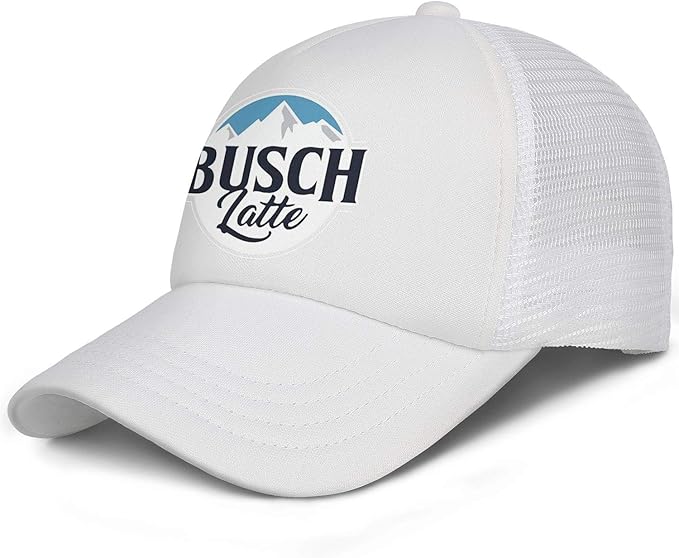 AOAOAOUV Unisex Adjustable BuschLightBuschLatteBeerBaseball Cap Outdoor Flat Hats at Amazon