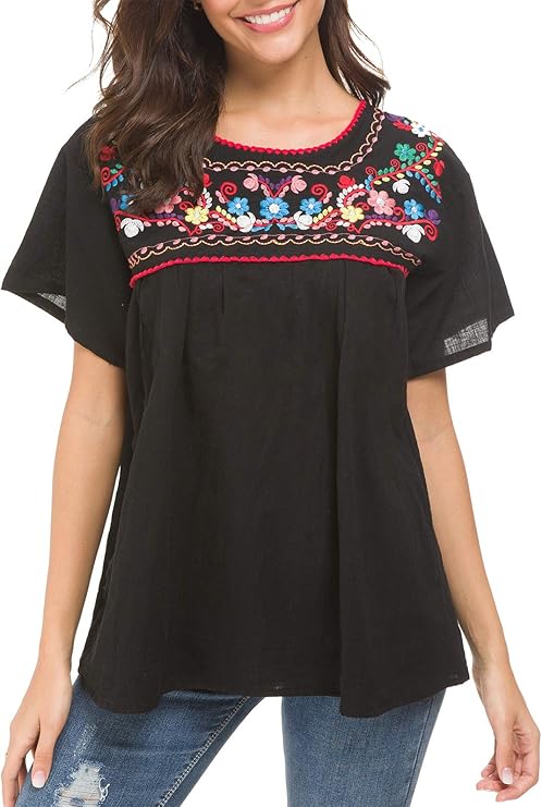 camisas mexicanas bordadas para hombres