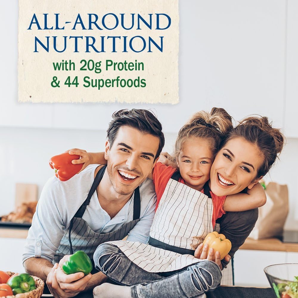 Garden of Life Raw Organic Meal Replacement Powder - Vanilla, 28 Servings, 20g Plant Based Protein Powder, Superfoods, Greens, Vitamins Minerals Probiotics & Enzymes All-in-One Meal Replacement Shake: Health & Personal Care