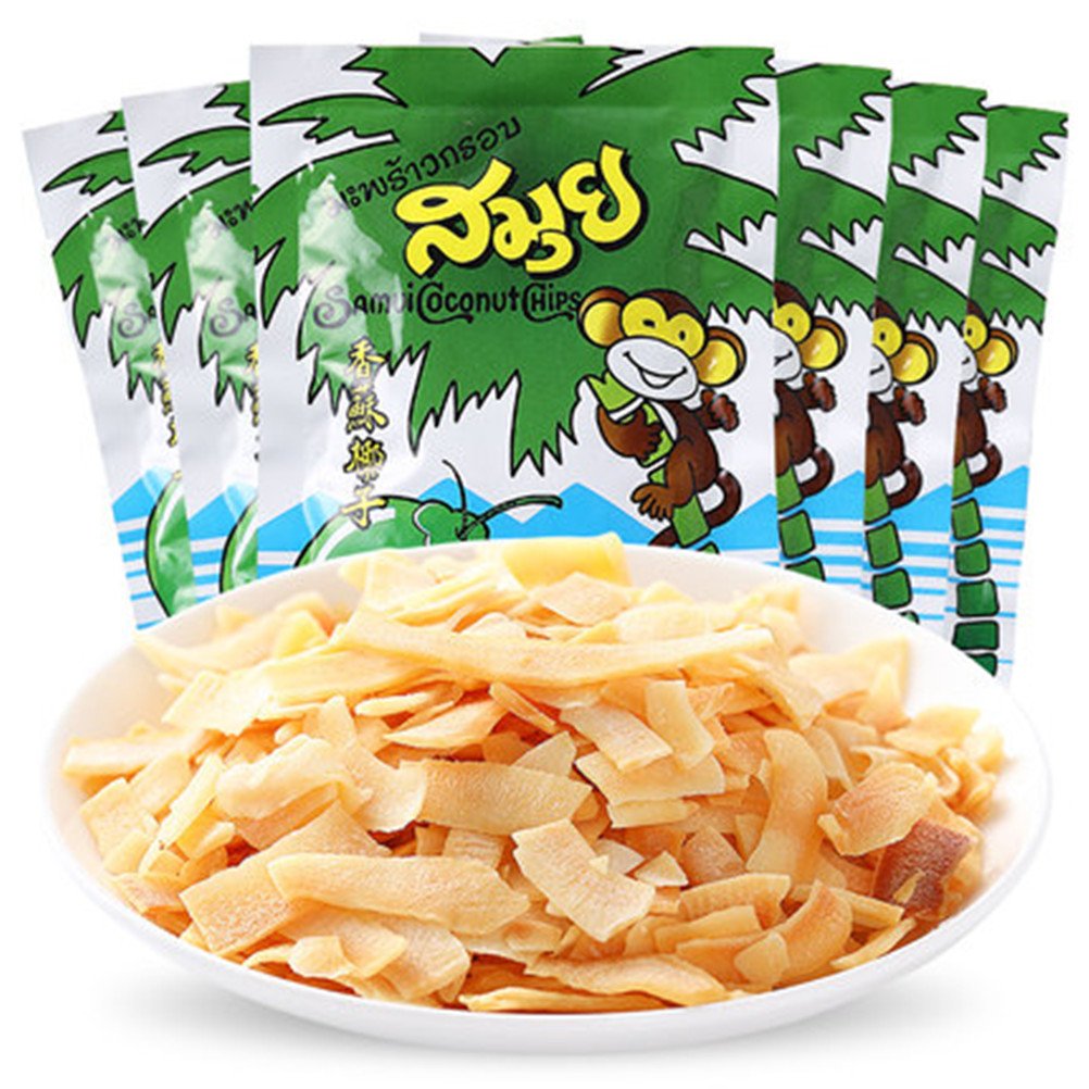 Thailand Samui Coconut Chips, Thai Toasted Coconut Chips, Specialty
