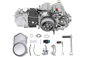 Knwigoe 140cc Engine Motor 4 Stroke Manual Clutch Single Cylinder Horizontal Motor Carburetor with CDI for SSR Apollo Coolster Honda Crf50 Crf70 Xr50 Xr70 Z50r Z50 Ct70 Pit Dirt Bike