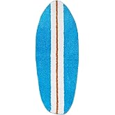 Surfboard Rug, Surfboard Shaped Bath Mat for Y2K Room Decor, Non-Slip Flocking Hypebeast Carpet for Living Room Decor, Cool R