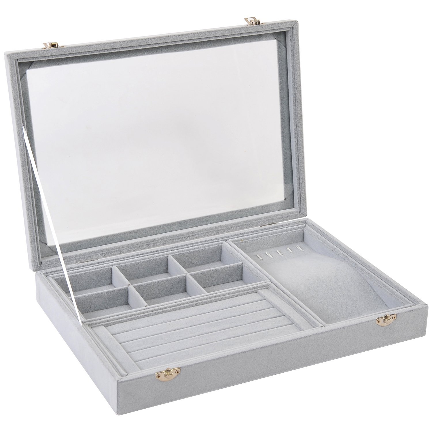 Stackable Jewelry Tray with Lid, Earring Drawer Insert Display Show Case, 764823787738 eBay
