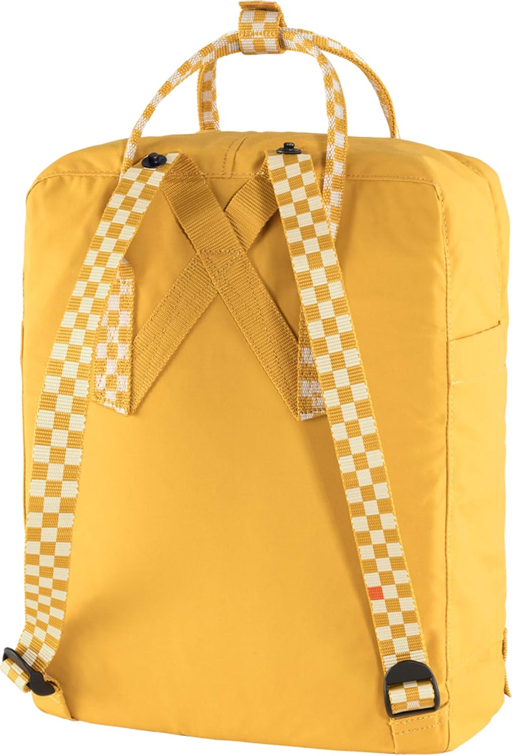 Fjallraven Kånken Backpack - Ochre-Chess Rnum, One Size, Ochre-chess Pattern - Image 5