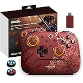 8Bitdo Ultimate 2 Wireless 2.4G Controller, Star-Ring RGB Lights, Adjustable Trigger Locks, Gamepad with Charging Dock for Windows PC, Android - WUCHANG: Fallen Feathers Official Collaboration