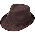 Simplicity Unisex Timelessly Classic Manhattan Fedora Hat