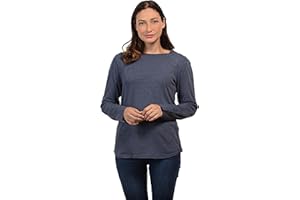 MAI WE CARE MAI Post Shoulder Surgery Shirts for Women - Recovery Long Sleeve Shirt with Full Arm Opening, Chemo Port Access Shirt