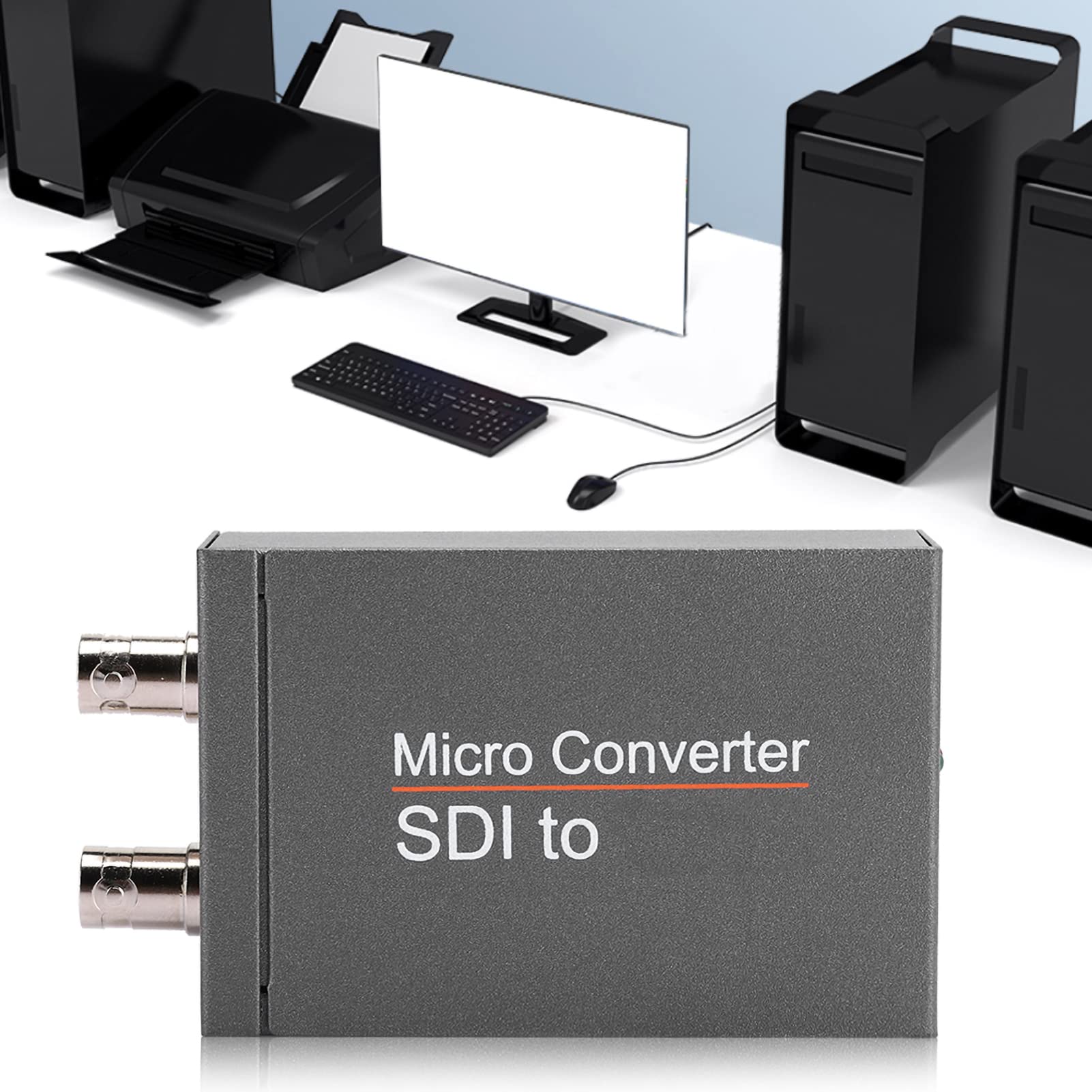 Blackmagic Micro Converter Bidirectional Sdi Hdm Sdi To Blackmagic 11×9×6 Mini Hd Sdi To Hd 3g-Sdi Converter Support 1080p Local Looping Output Signals Adapter