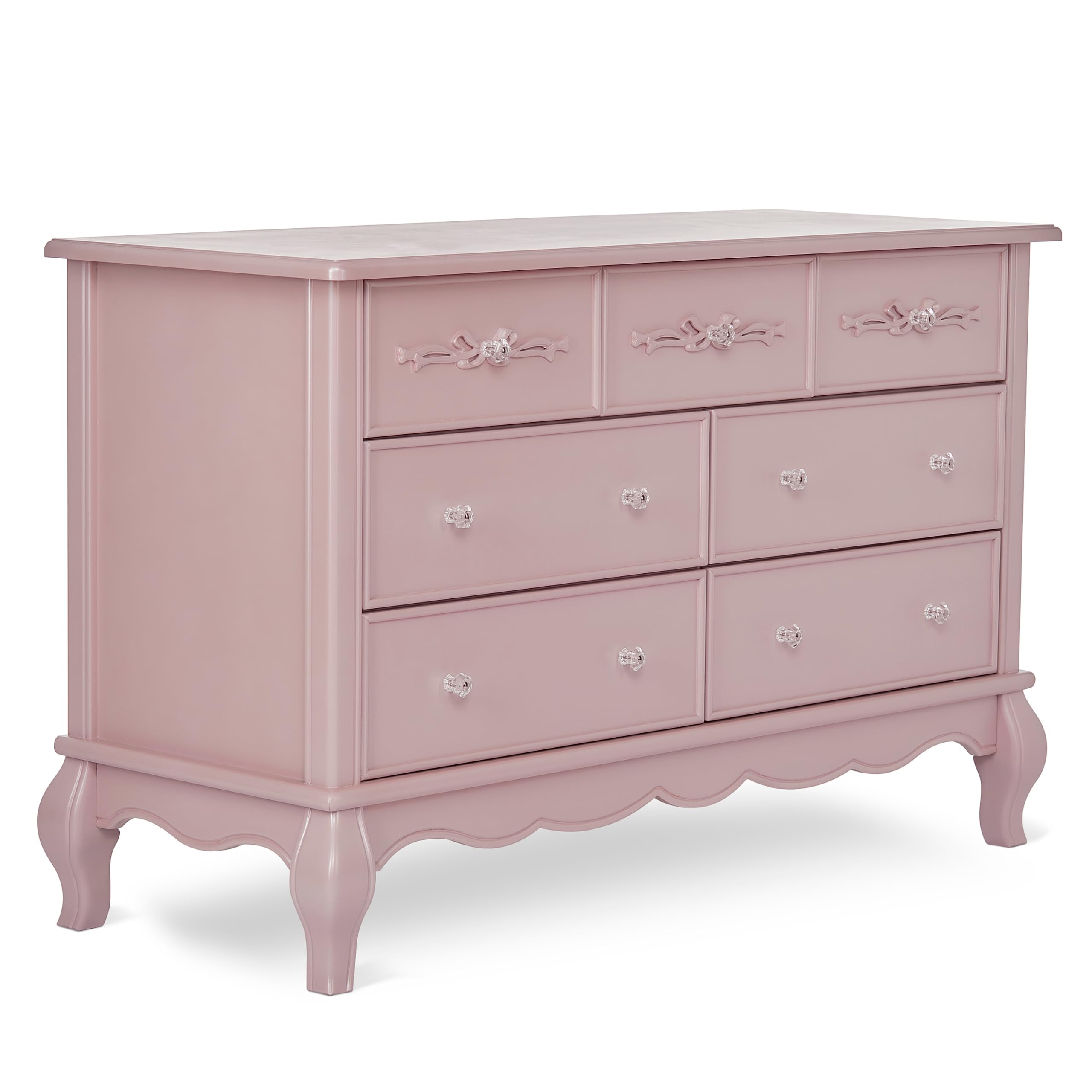 Evolur Aurora 7 Drawer Double Dresser, Dusty Rose for sale | North Las ...