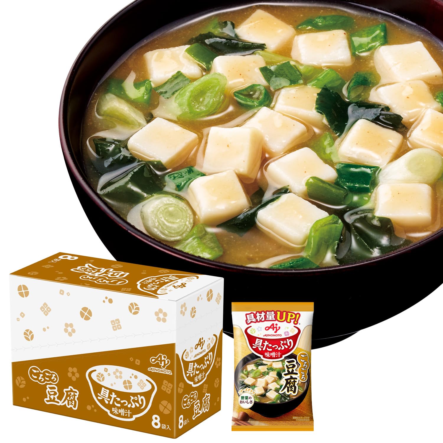 味の素 具たっぷり味噌汁 豆腐 8食入箱の商品画像