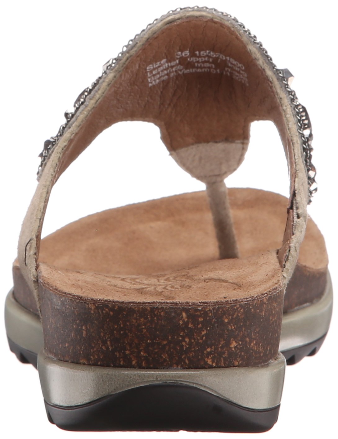 Dansko Women's Pamela Black Jewelled Flip Flop - Image 3