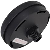 VIAIR Direct Inlet Air Filter Assembly, Black Plastic Housing (1/4" Male, NPT Port)