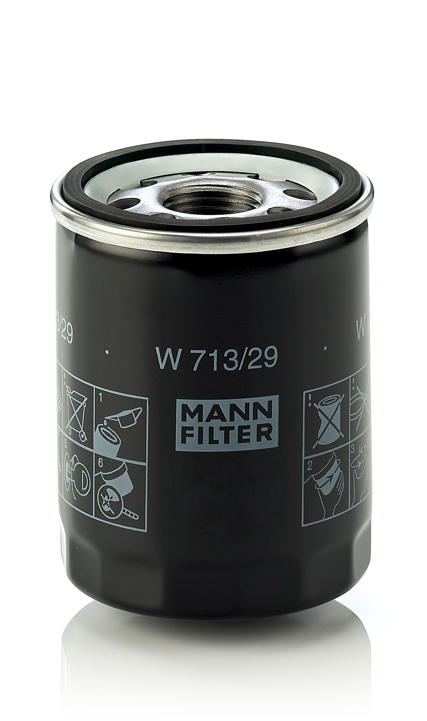 MANN-FILTER W 713/29 Oil Filter - for Cars + Transporters
