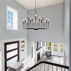 Gifarich Black Chandeliers for Dining Room Light