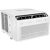 Keystone 10,000 BTU Window Mounted Inverter Air Conditioner, 115V, Energy Star Window Air Conditioner for Rooms up to 450-Sq.Ft. with Quiet Operation and Remote Control