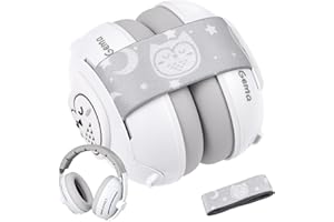 Lilian&Gema 2-in-1 Baby Ear Muffs Noise Protection, Noise Cancelling Headphones for Baby & Toddler up to 4 Years