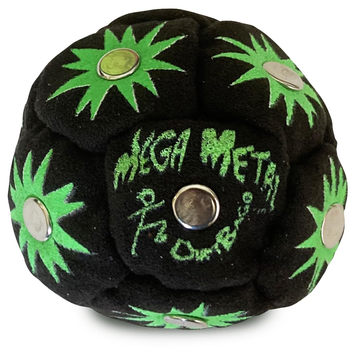 World Footbag Dirtbag Mega Metal Hacky Sack Footbag - Black