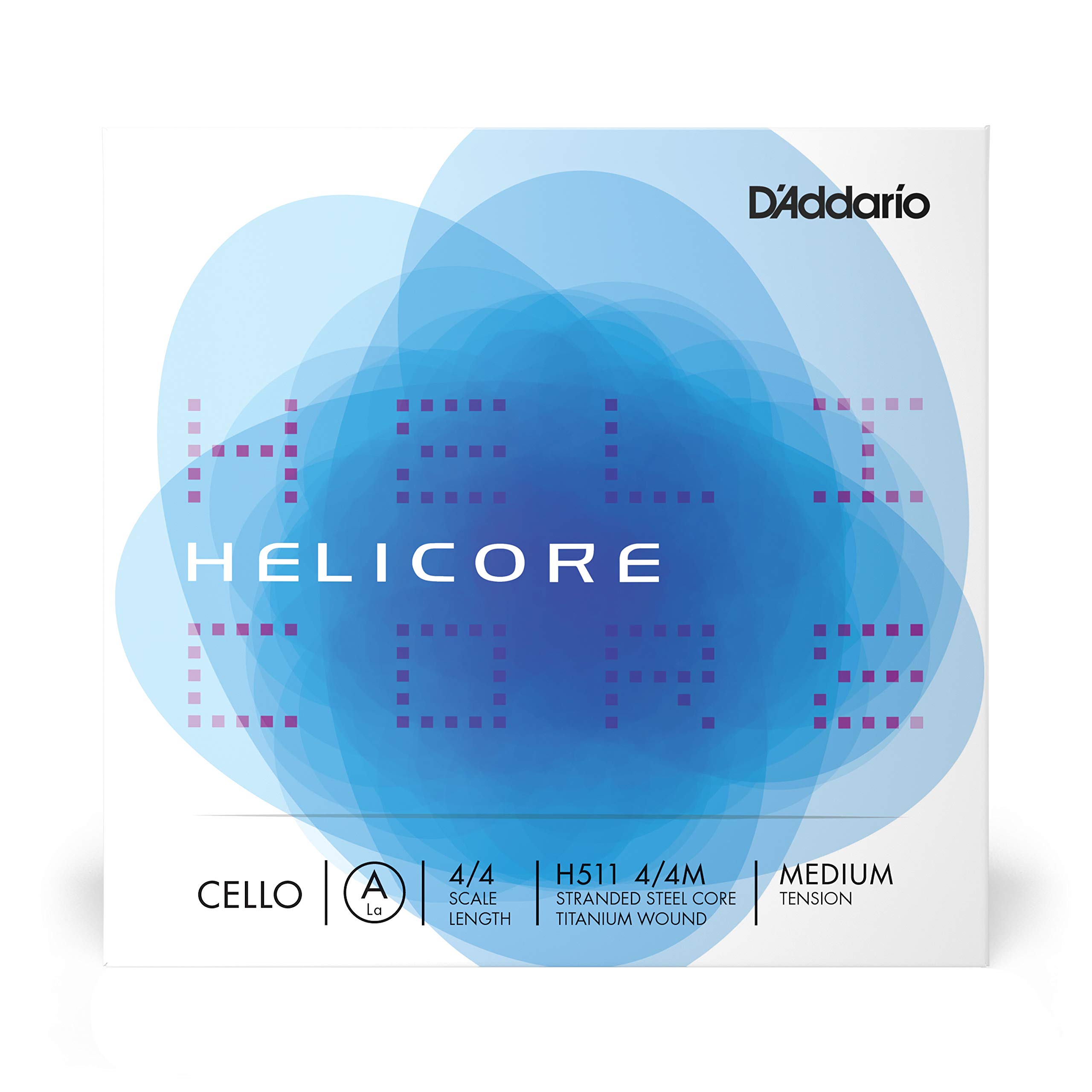 D'Addario Helicore 4/4 Scale Medium Tension Single A String for Cello