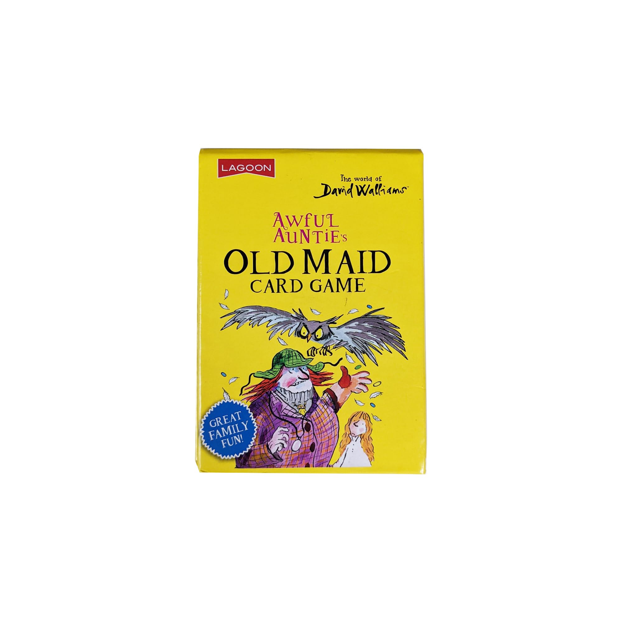 The Lagoon Group 2241 David Walliams Awful Auntie's Old Maid Card Game, Yellow