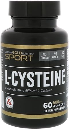 Amazon California Gold Nutrition L システイン Ajipure アジピュア 500mg ベジカプセル60粒 California Gold Nutrition L システイン
