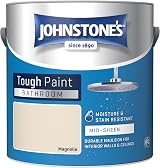 Johnstone's Bathroom Paint Magnolia Mid Sheen 2.5L Stain Blocker 12m2 view 4