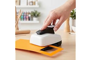 Labor Saving Embossing Machine for Crafts Square Hole Punch Tool 5.0 cm for Card Making Scrapbooking(5.0cm Square)