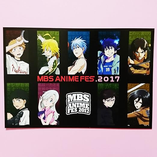 Amazon Co Jp Mbs アニメフェス 非売品 ポストカード おおきく振りかぶって 七つの大罪 黒子のバスケ テツヤ 青の祓魔師 進撃の 巨人 エレン ミカサ ホビー 通販