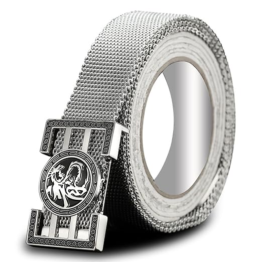 Men's Belt Metal 304 Stainless Steel Mesh Belt Selfdefense Belt