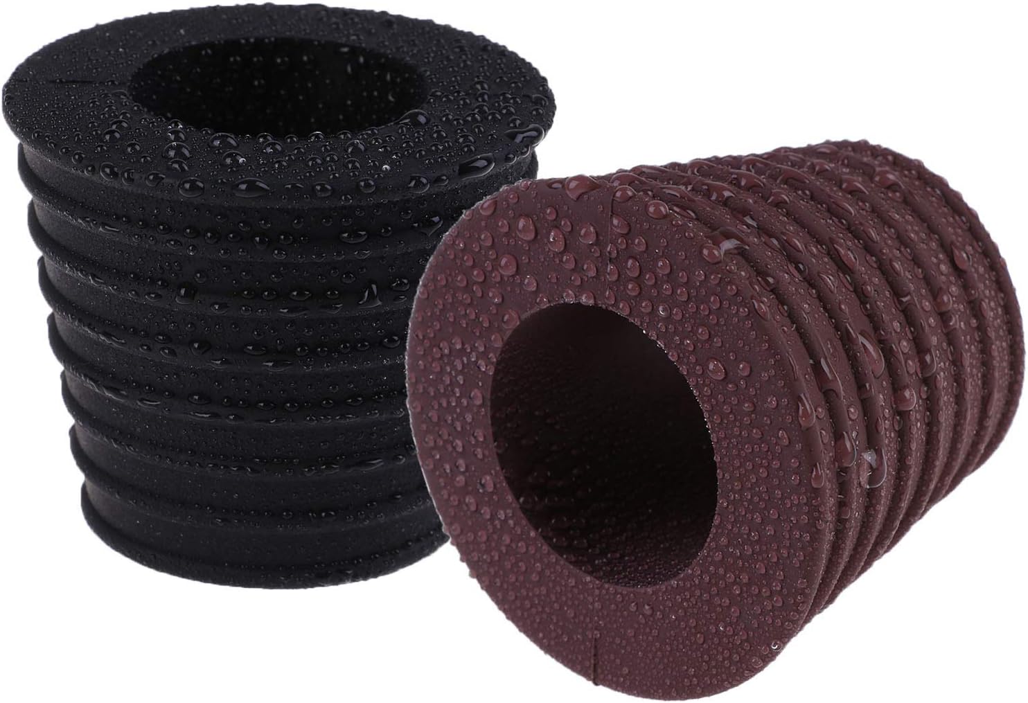 Amazon Com Locolo 2 Pack Umbrella Pole Wedge Fits 1 5 Inch Umbrella Umbrella Cone For Patio Table Hole Opening Base 1 9 To 2 6 Inch 2 Brown Black Garden Outdoor