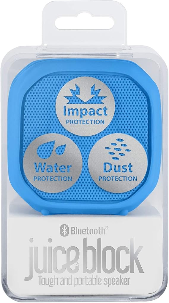 Juice Block Bluetooth Speaker, Impact, Water and Dust Protection