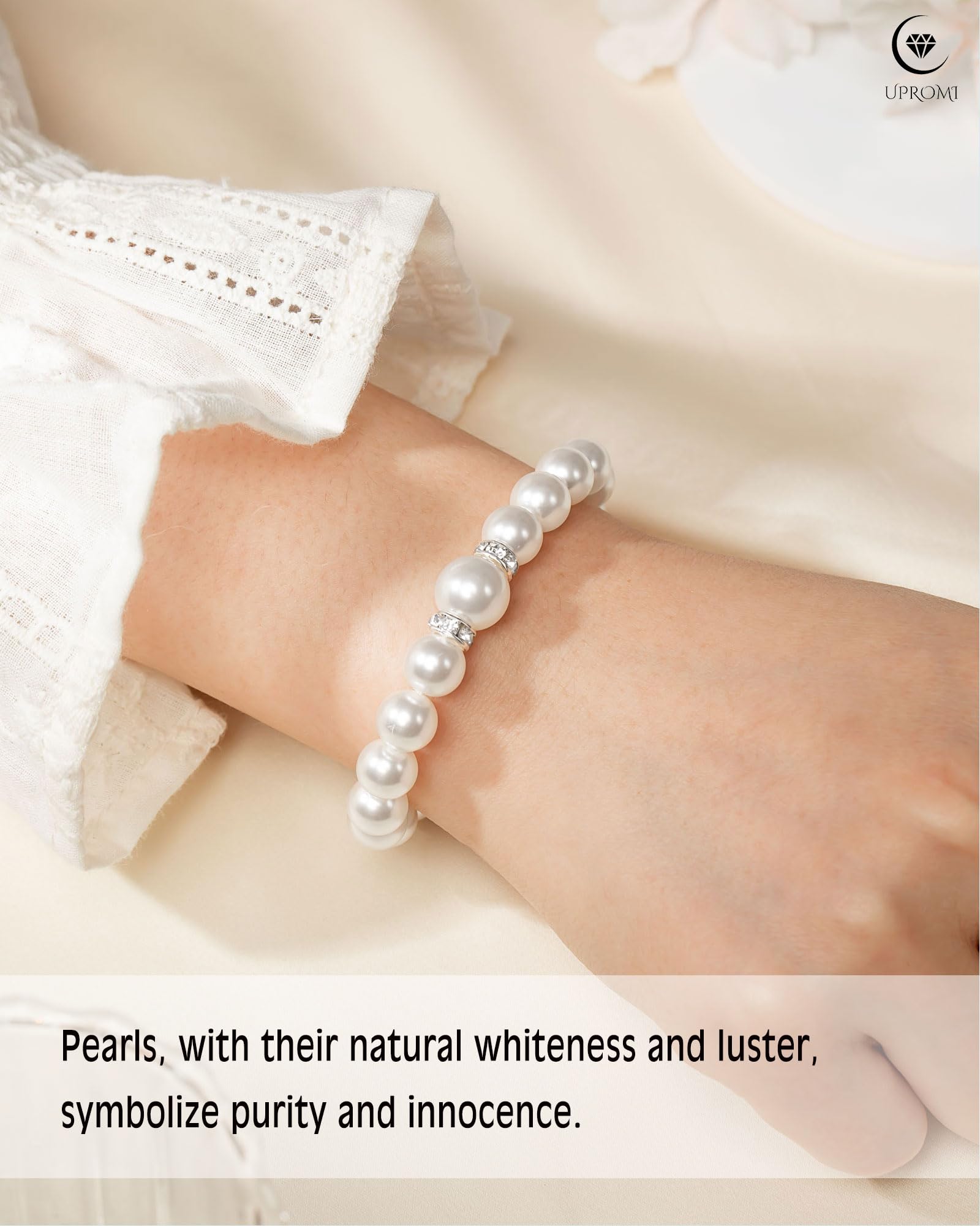 UPROMI First Birthday Gifts for Girls Bracelet