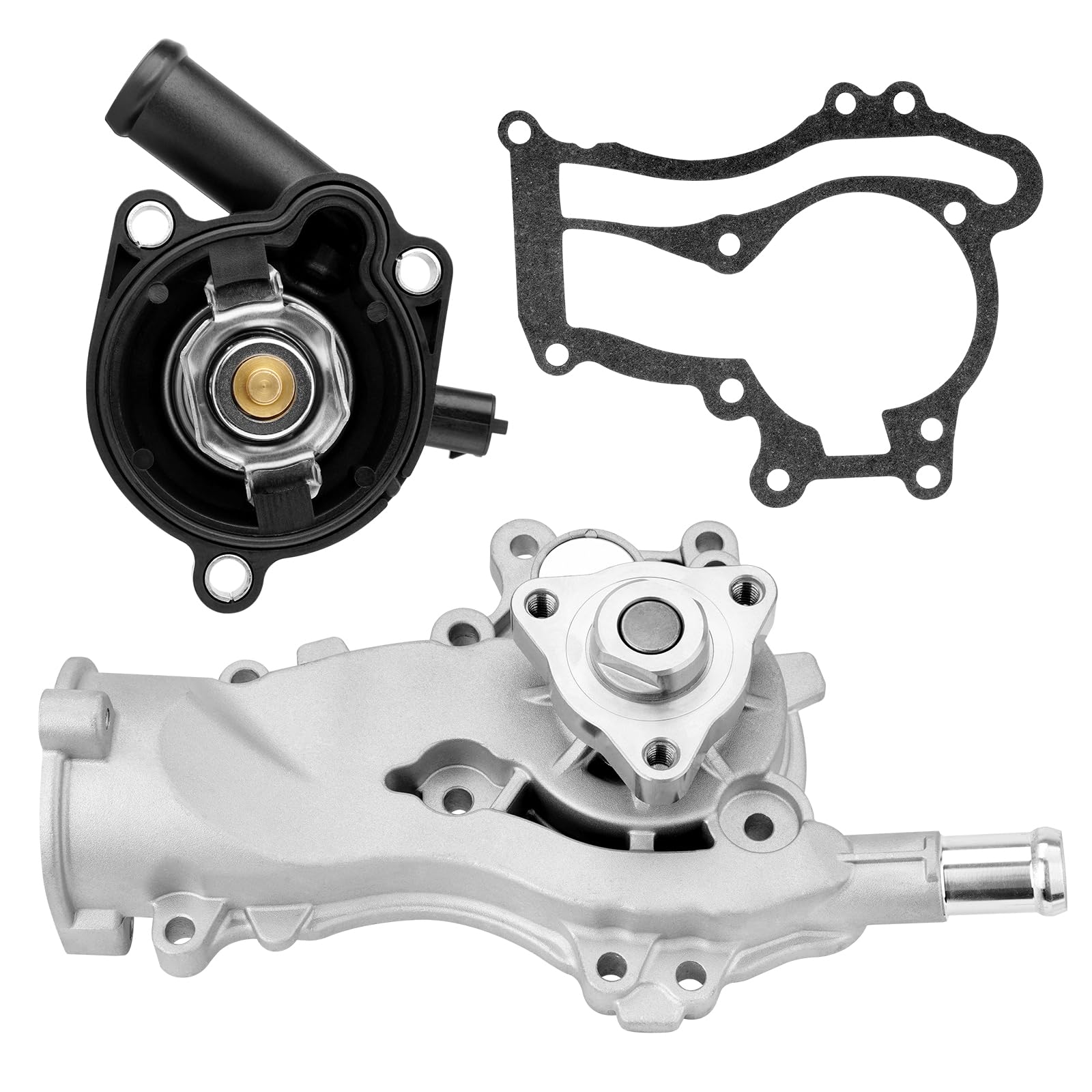 Photo 1 of AW6662 Water Pump Thermostat Kit Compatible with 2013-2020 Buick Encore, 2011-2016 Chevy Cruze, 2012-2020 Sonic, 2013-2020 Trax 1.4L Turbo Engine Replaces OE#55565336, 902808